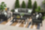 Hardwood flooring and luxury furniture in Austin rental home
