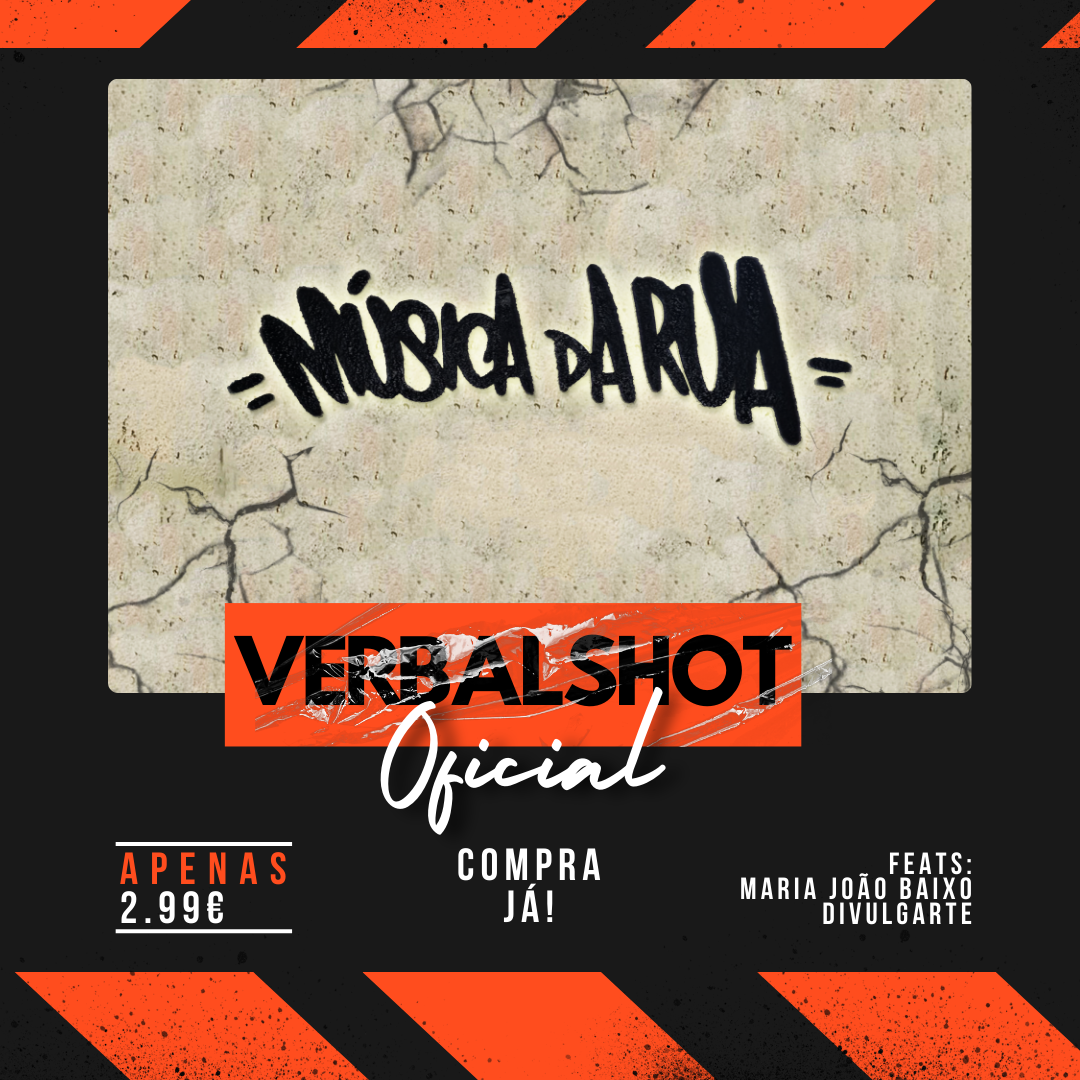 Compra digital do álbum 'Música da Rua' de Verbalshot por apenas 2,99€. Download imediato após pagamento. Hip-Hop português autêntico com temas de vida urbana e superação.