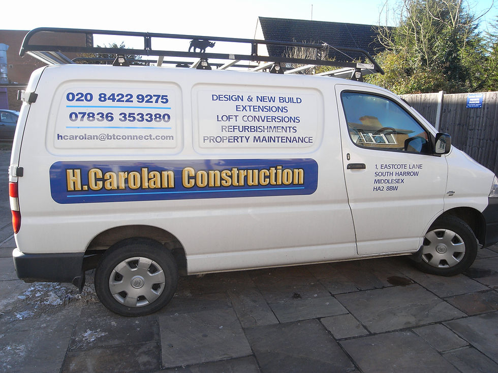 One of the vehicles