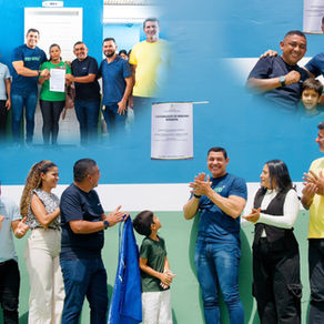 Prefeitura celebra modernização e ampliação do Mercado com 13 novos box e entrega cestas básicas a ribeirinhos