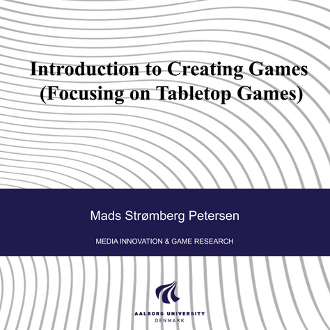 "The Introduction to Creating Games"- presentation slides