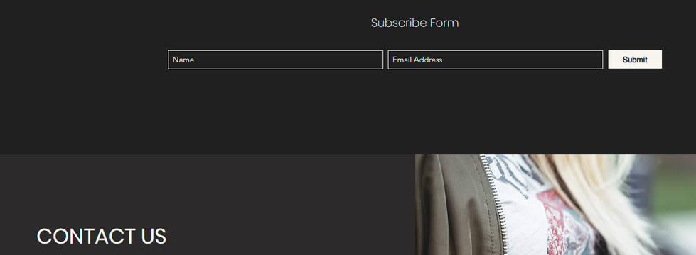 A subscribe form.