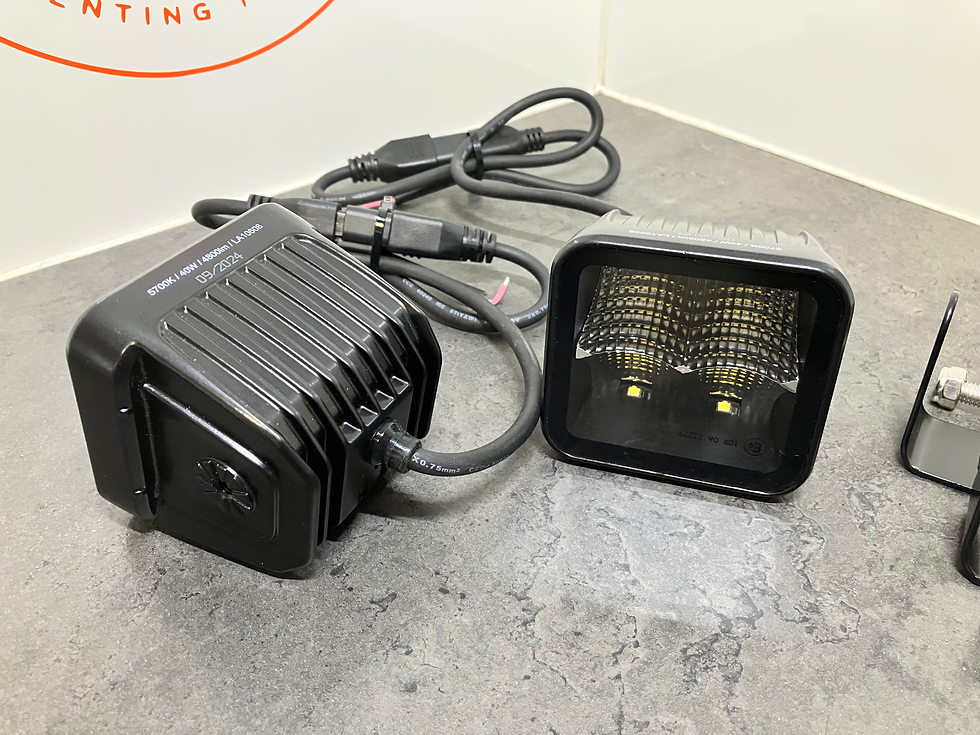 Thumbnail: Werklamp indirect led, 40W, 4 800 lm, vierkant