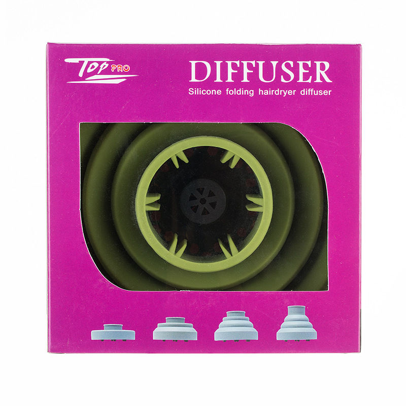 Miniatura: Silicone Folding Diffuser For Hair Drying And Styling