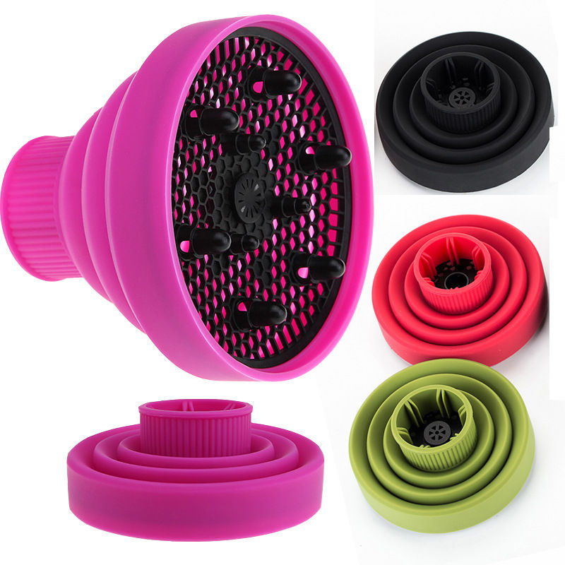 Miniatura: Silicone Folding Diffuser For Hair Drying And Styling