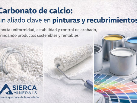 El carbonato de calcio como componente estratégico en pinturas y recubrimientos