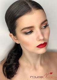 Headshot of a client after a professional makeup application