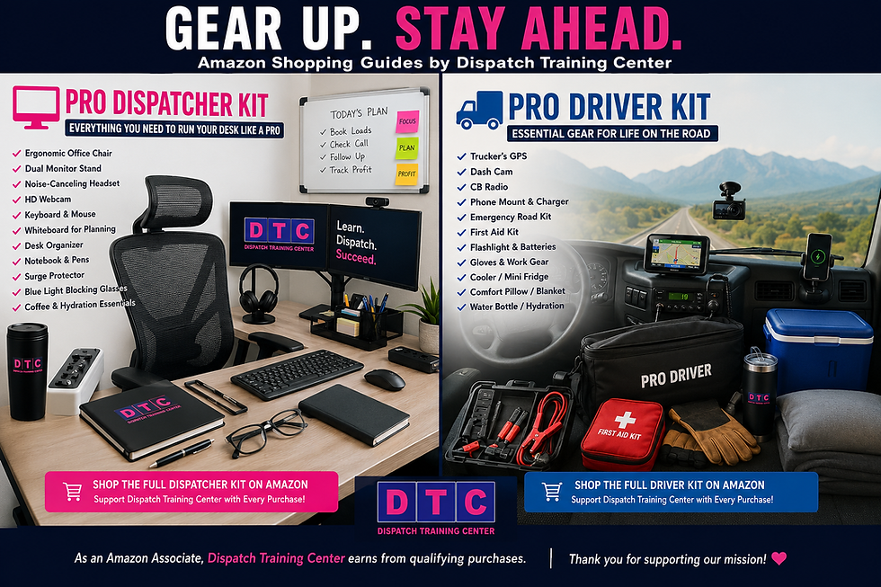 Pro Dispatcher Kit + Pro Driver Kit Complete Amazon Setup Guide