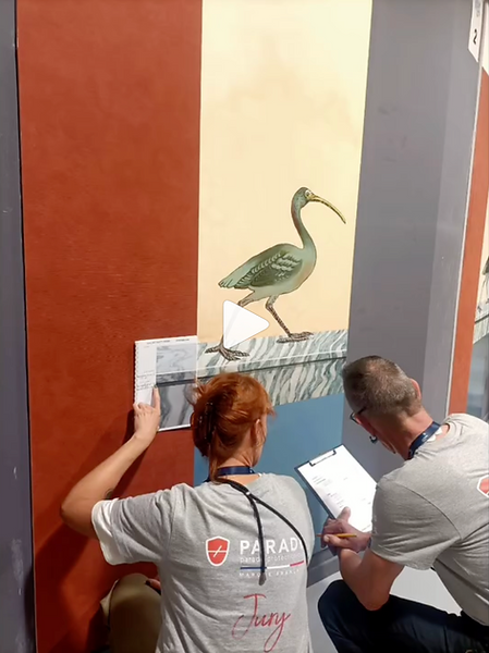 Création du sujet du concours des Meilleurs Artisans Peintre décorateur RMC à Porte de Versailles 30/08 et 1/09 2024