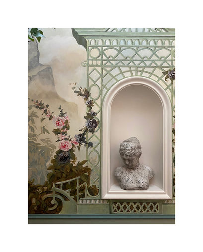 fresque-jungle-interieur-jardin-d'hiver-Schönbrunn Palace à Viennes