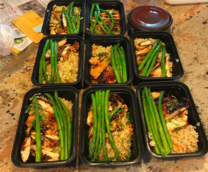 Arranged Food and Objects