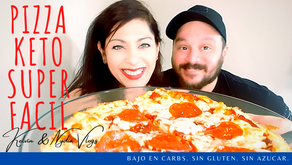 Receta super facil de Pizza Keto (Tutorial incluido)