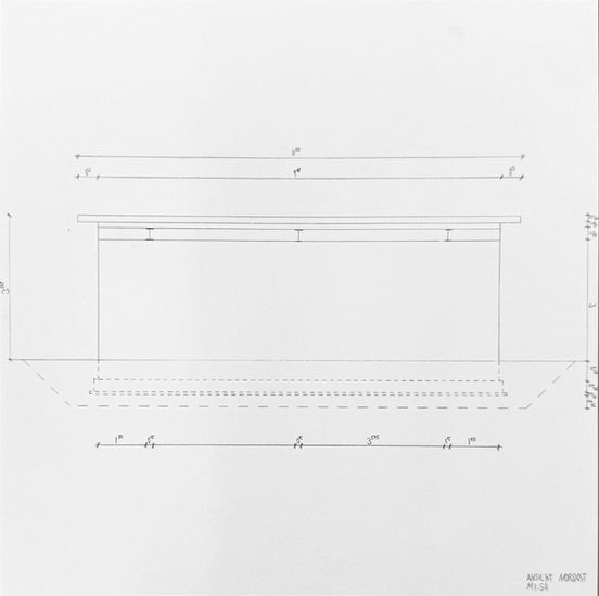 Ansicht Nordost M_1:50