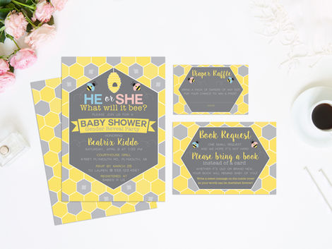 Bee Baby Shower Invitations_Gingersnap Greetings.jpg