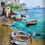 Thumbnail: 9x12 watercolor painting of a Mediterranean coastal Town.