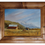 Thumbnail: This is a watercolor painting of a Wyoming Ranch. There is a barn with a horse grazing in the field and mountains in the back