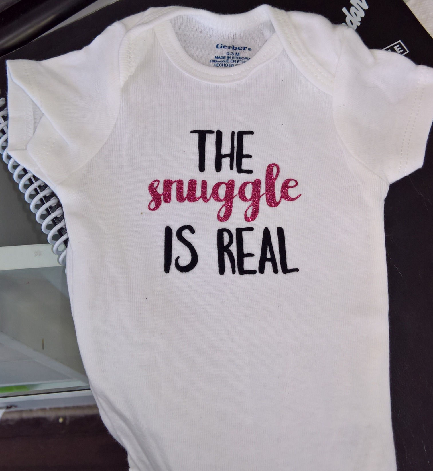 The snuggle is real onsie