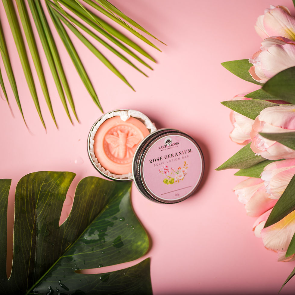 थंबनेल: Lotion Bar - Rose Geranium