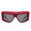 Thumbnail: Thalia - Oversized Chunky Square Wrap Around Tinted Sunglasses