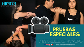 Pruebas clínicas especiales para diagnosticar inestabilidad del hombro + video