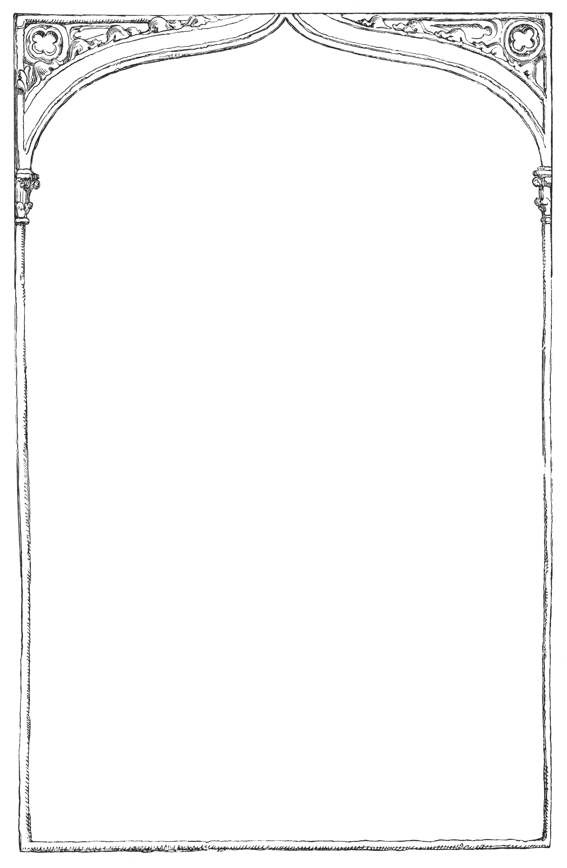 75 Vintage Ornate Borders No. 15