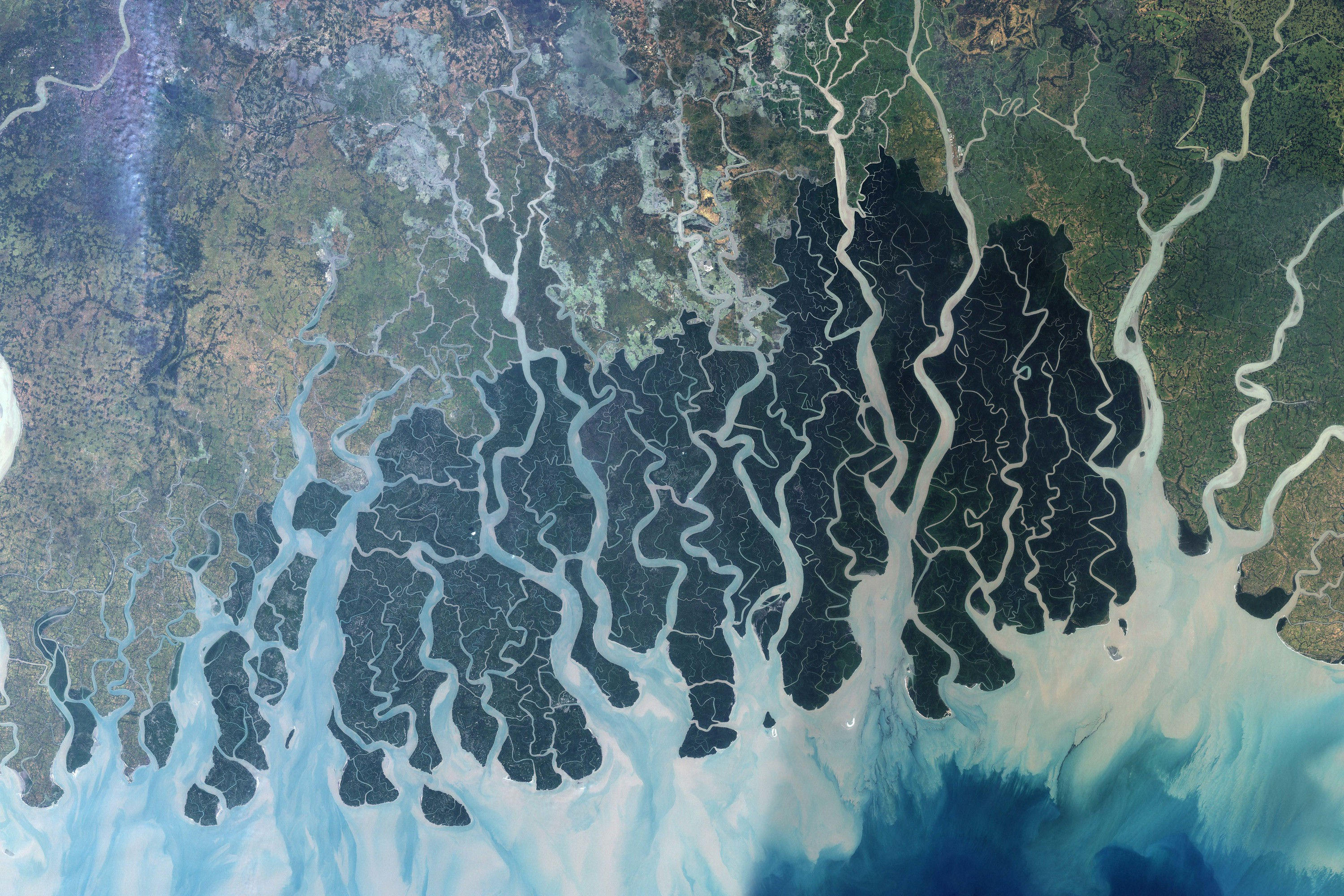 Satellite Image I No.  sundarban_l7_2000331_lrg