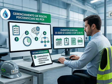 Riscos Psicossociais na Indústria: O Guia Completo para PGR e eSocial