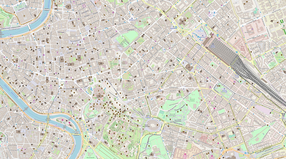 Rom Stadtplan Maps No. 9