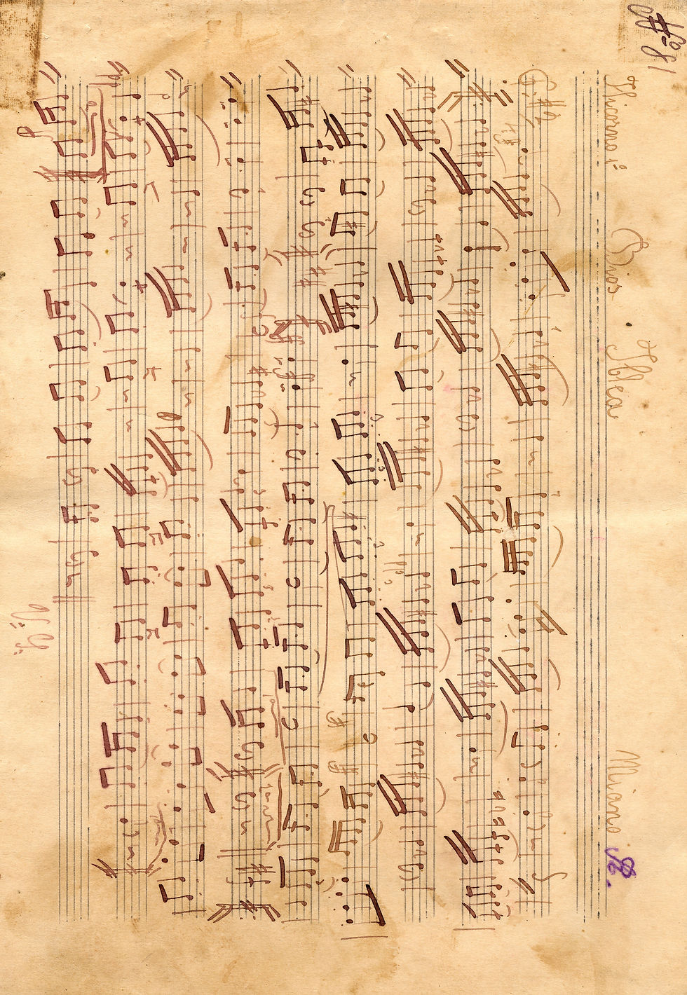 Vintage SheetvMusic No. 1