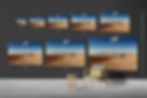 Acrylglasbilder, Foto hinter Acryl, verschiedene Formate 3 zu 2