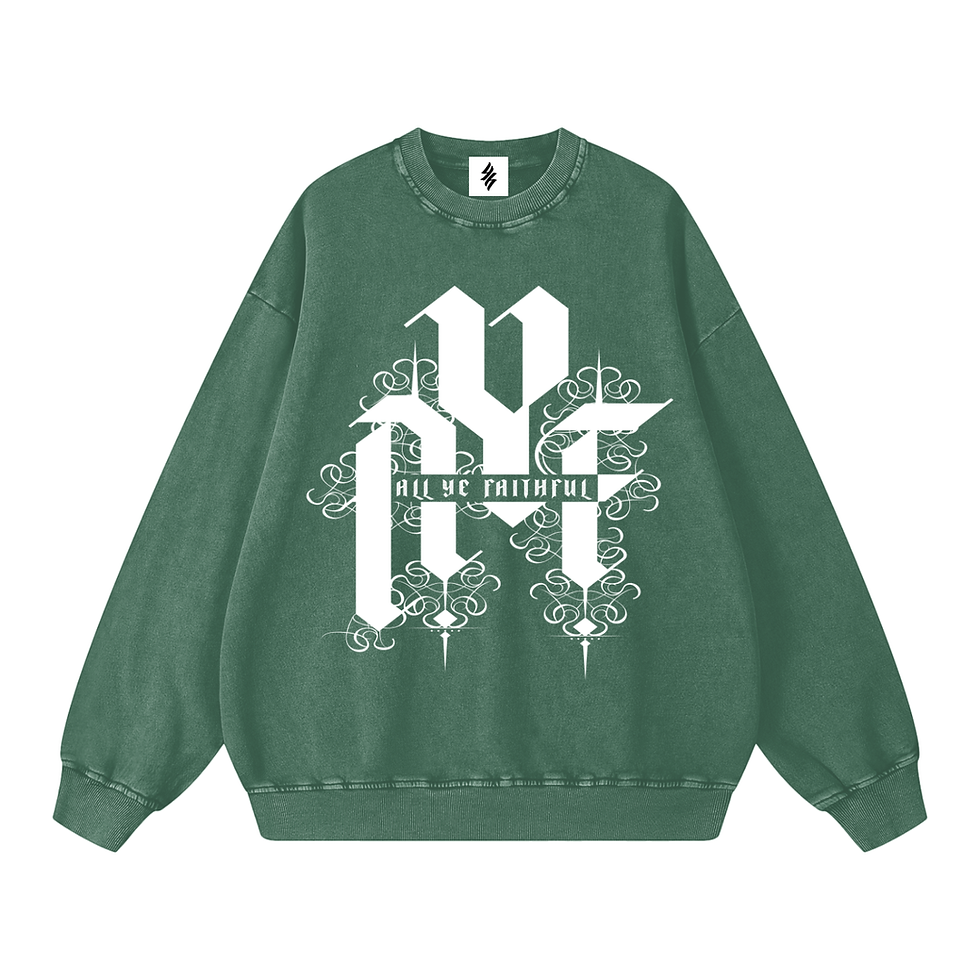 AYF Snow Washed Oversized Sweatshirt