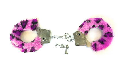 Pink Fuzzy Handcuffs