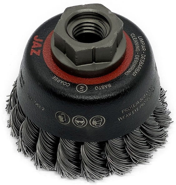 Perie Cupa cu Toroane sarma Otel 0,50mm M14