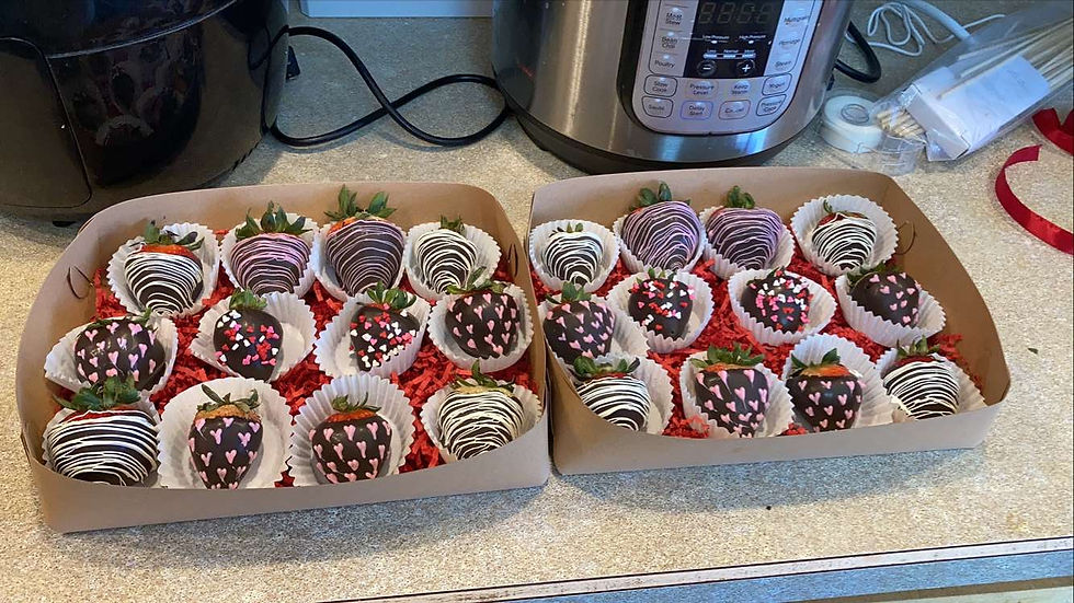 Thumbnail: chocolate covered strawberries