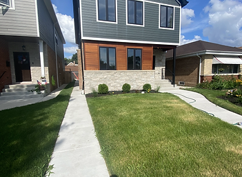 Concrete project done in by D&D Concrete. D&D Concrete focuses in concrete and excavation in the chicagoland area. we are mbe certified by the city of chicago. we do flat work sidewalks concrete foundations excations additions anything related to concrete along with basements and underpinning projects