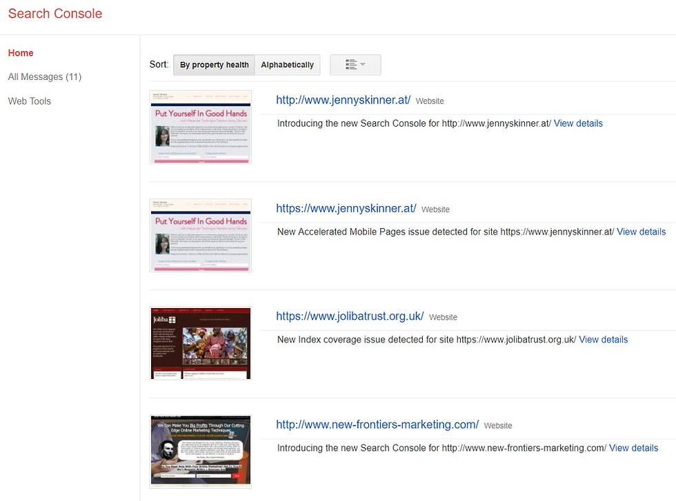 search console main