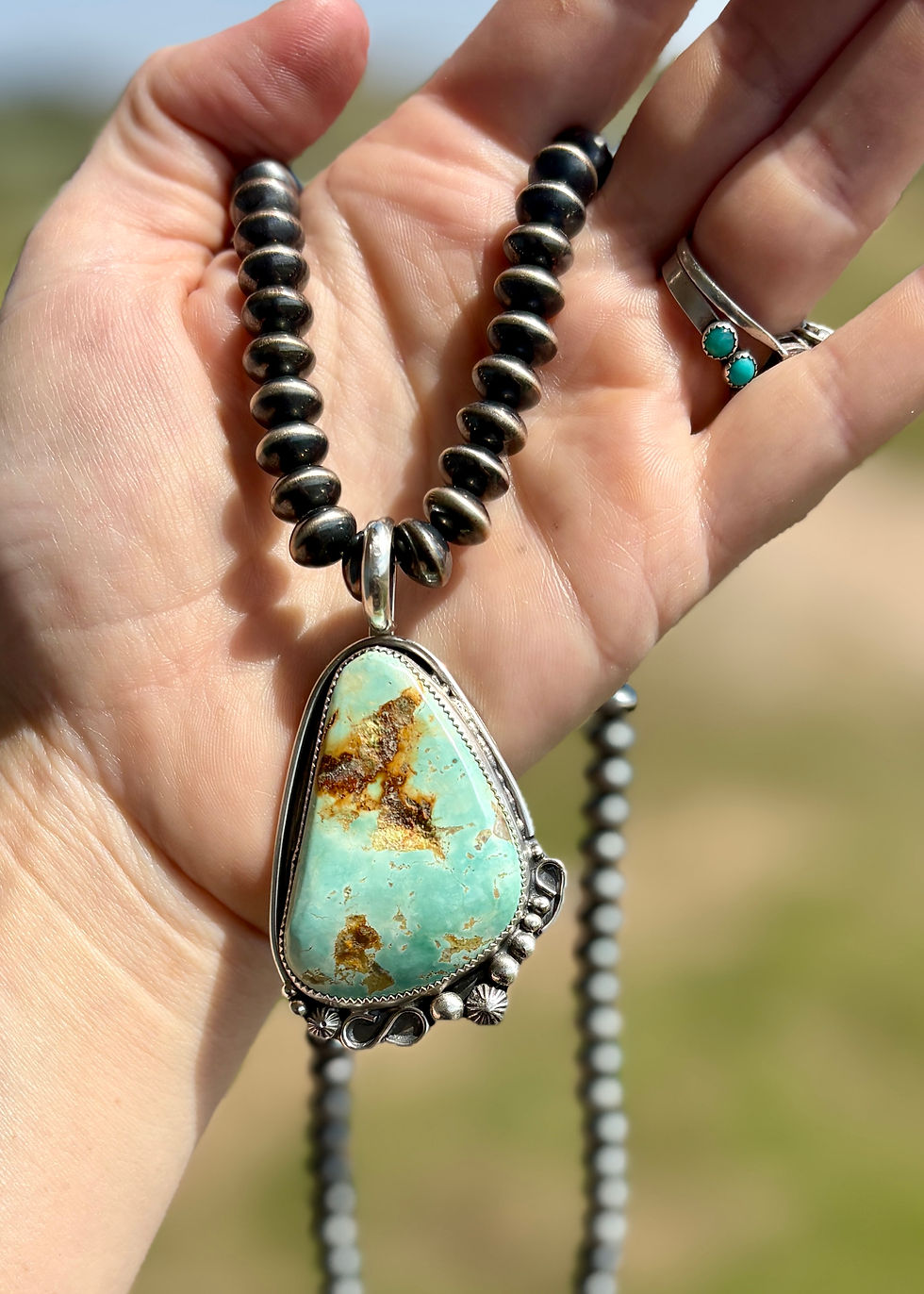 Thumbnail: Fox Turquoise Pendant