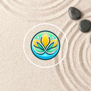 Zenify BKK logo on a serene sand and stone background, symbolizing peace, balance, and wellness – ideal for anti-aging and wellness treatments in Thailand
