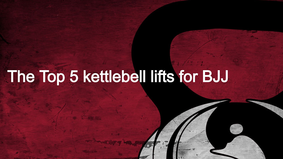 The Top 5 kettlebell lifts for BJJ