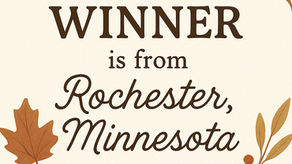 November Giveaway Winner Announcement