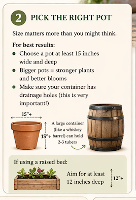 Pick the right pot