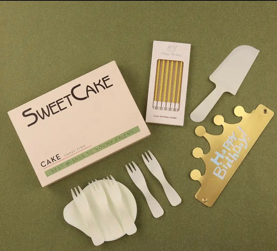 10-Person Gelato Cake Serving Set