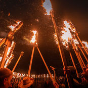 Viking boat burning celebration during New Year's Eve in Vágur, Suðuroy, Faroe Islands. Photograph by Andrija Ilic.