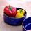 Miniature : Saladier droit Bleu Majorelle et Gold