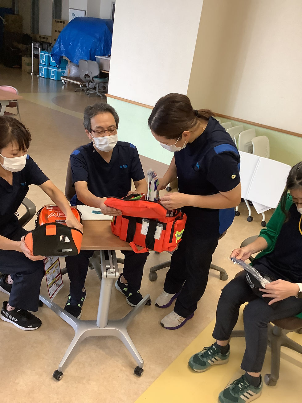 【8月減災訓練】地震直後の応急処置