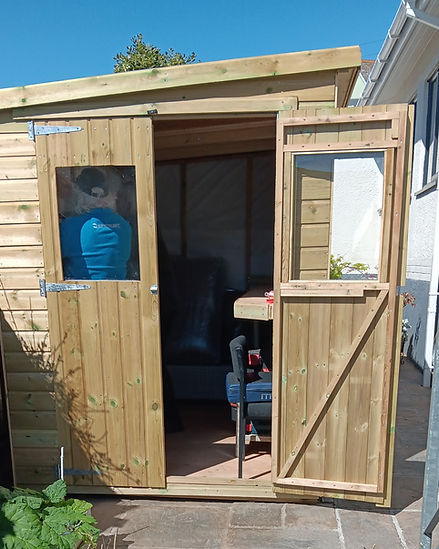 Example of our shed complete gallery in Saltash.