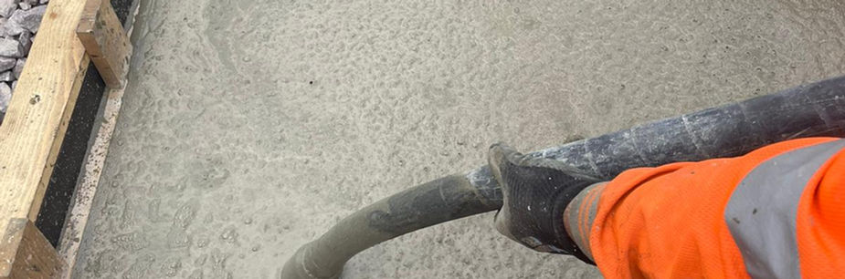 Installation Of Grundomat Piles And Concrete Caps.