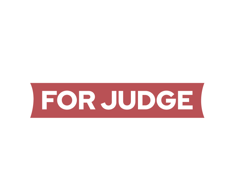 Huma for Judge logo on the footer of the site
