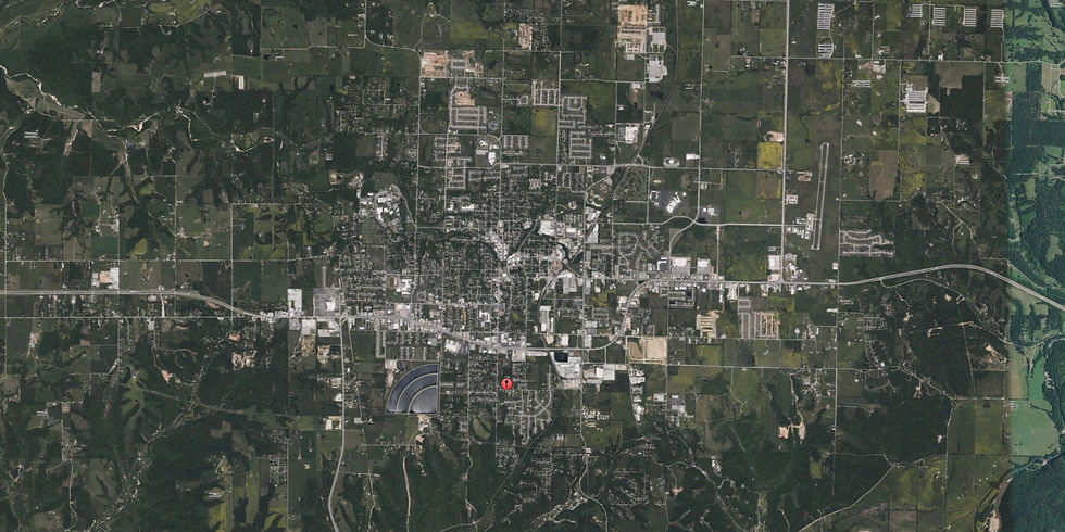 Map of Siloam Springs, AR where Pearson Home repair handyman works