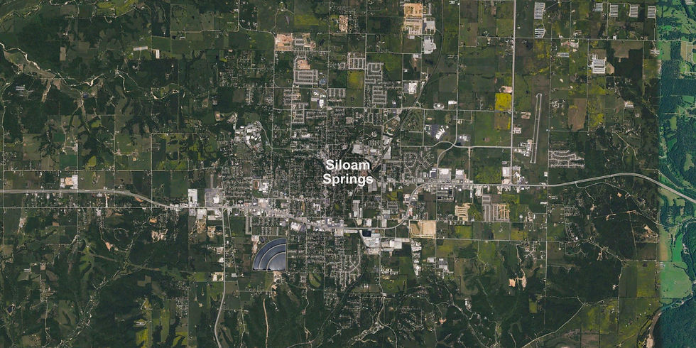 Map of Siloam Springs, AR where Pearson Home repair handyman works